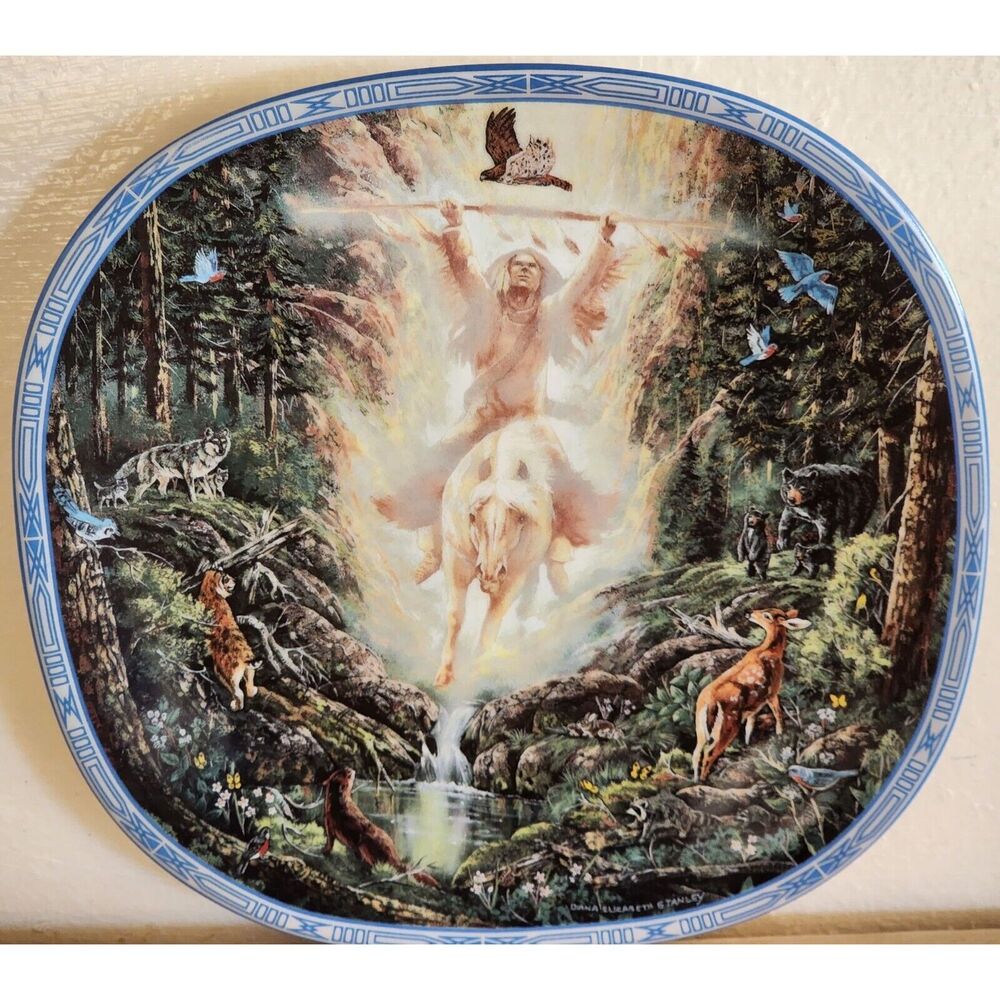 Springs Messenger Bradford Collector Plate Visions of the Sacred Collection